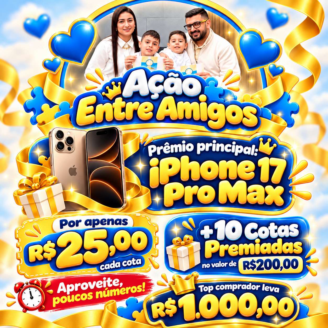 acao entre amigos iphone 17 pro max